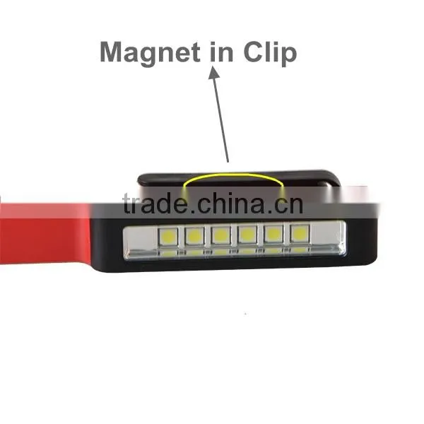 Hot seller LED Work Pen Light With Clip And Magnet