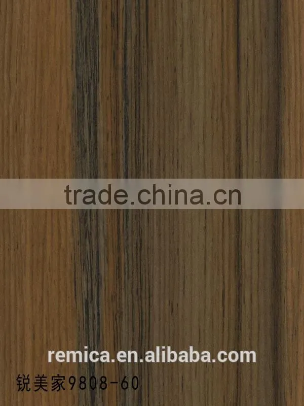 9808(60) Chocolate Ash texture hpl wall finishing material