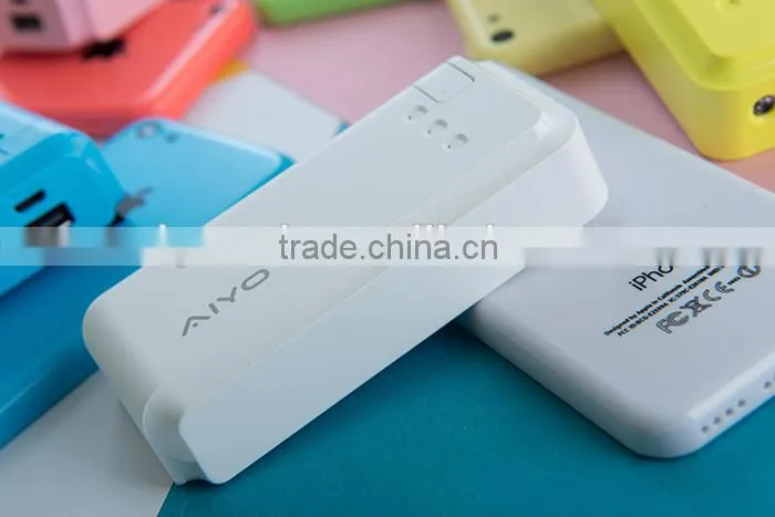 Colorful travel power bank for phones