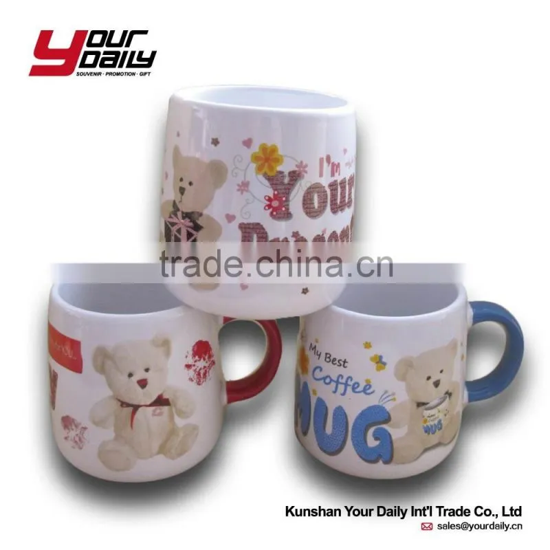ceramic coffee mug with lid cup custom logo ,ceramic tea mug