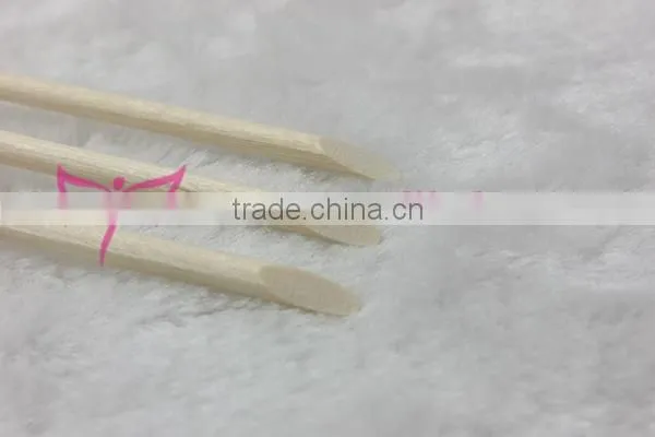 100 pcs wooden stick for nail art cuticle pusher remover