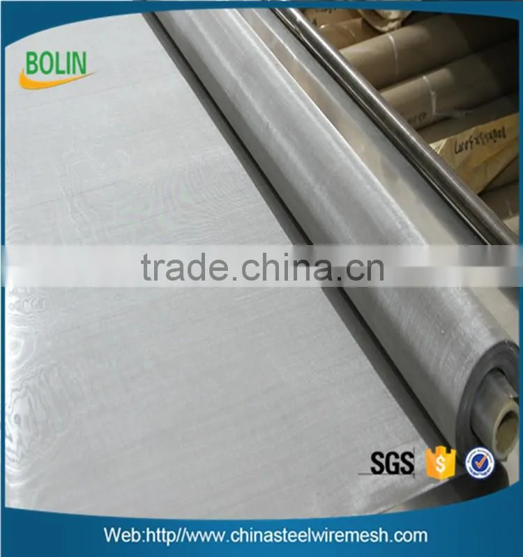 Anping Factory ultra fine 150x0.0027'' wire dai Titanium wire Mesh Cloth