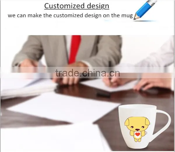 420ml customized coffee mug with handle