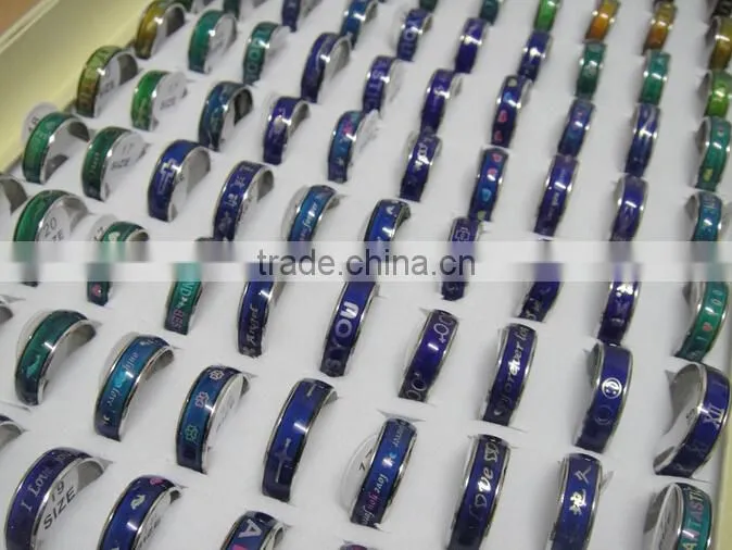 factory direct sale changing color mood ring