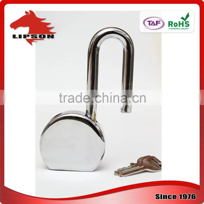 LS-400 Hardened steel shackle cut resistance solid metal padlock