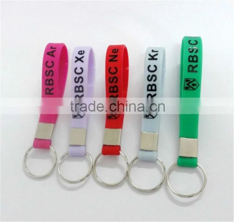 Hot selling cheap silicone Keychain & Rubber Keychain