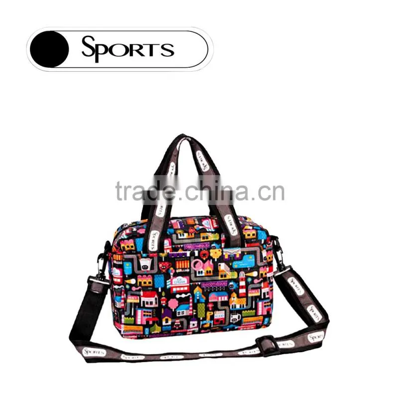 Hand bag style ripstop shoulder bag with Buckle