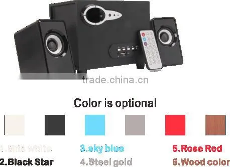 High quality 2.1 computer/laptop speaker with amplifier