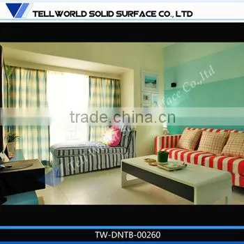 Various design solid surface dinning room furniture dinning table