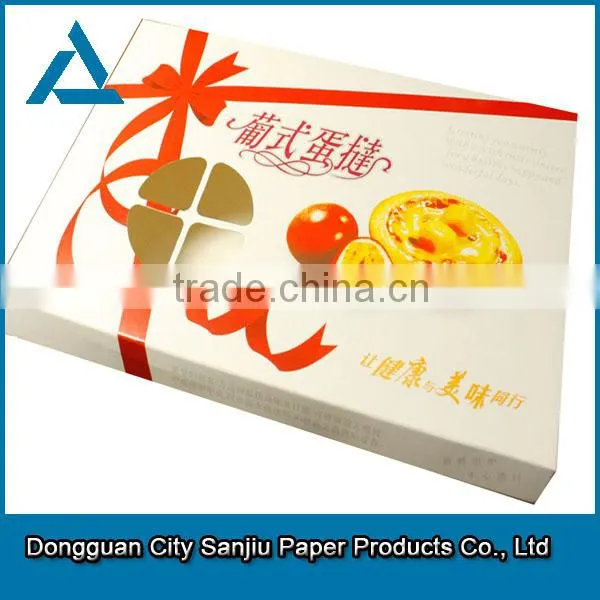 Custom paper earphone box packaging color box with PVC window