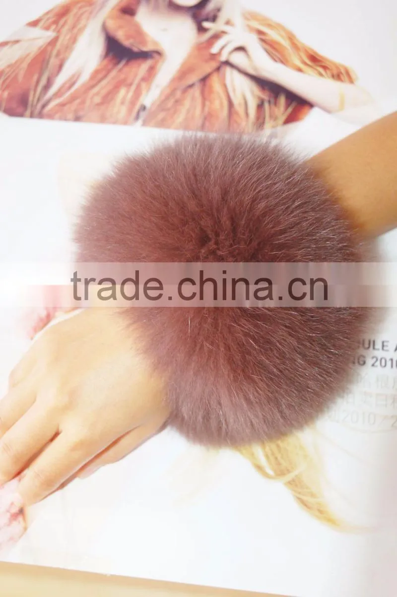 Hot selling fox fur cuffs