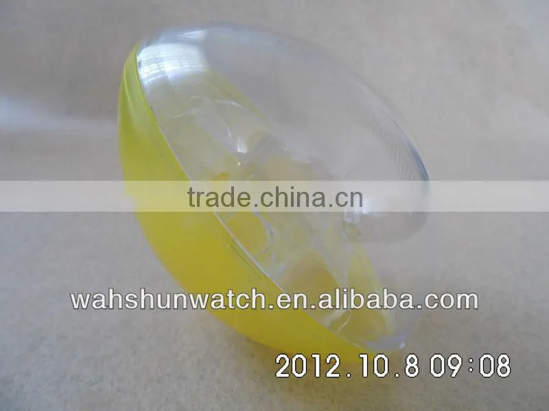 wholesale cheap plastic egg shape watch packaging box with your own logo