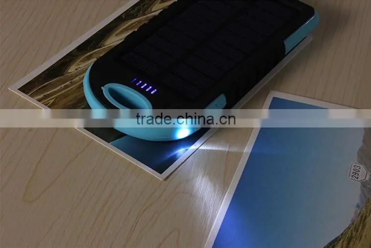 valued waterproof dirtproof 5000 mAh stockproof solar power bank