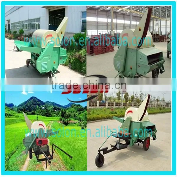 Stable working rice thresher machine with diesel engine from Solon company