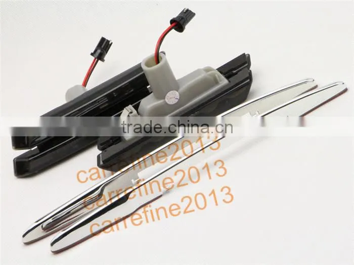LED turn signal side light led side marker lamp for BMW E60 E61 E39 E46 E81 E82 E87 smoked Amber car accessories