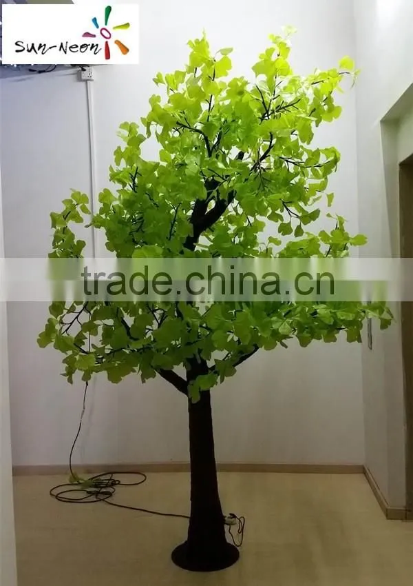 Outdoor decoration nature ginkgo led tree lights outdoor hanging tree light outdoor tree up lights