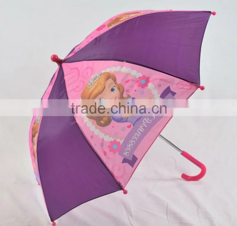 Wholesale Saftey Open Colorful Cute Kids Umbrella