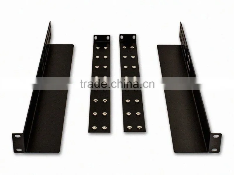 Professional Adjustable Rack Mount Metal Server Shelf Shelves Rail Rails 1U