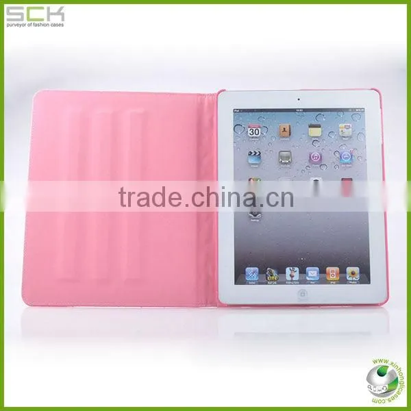 High Quality Leather Cover for IPAD2/3/4 with Factory Price