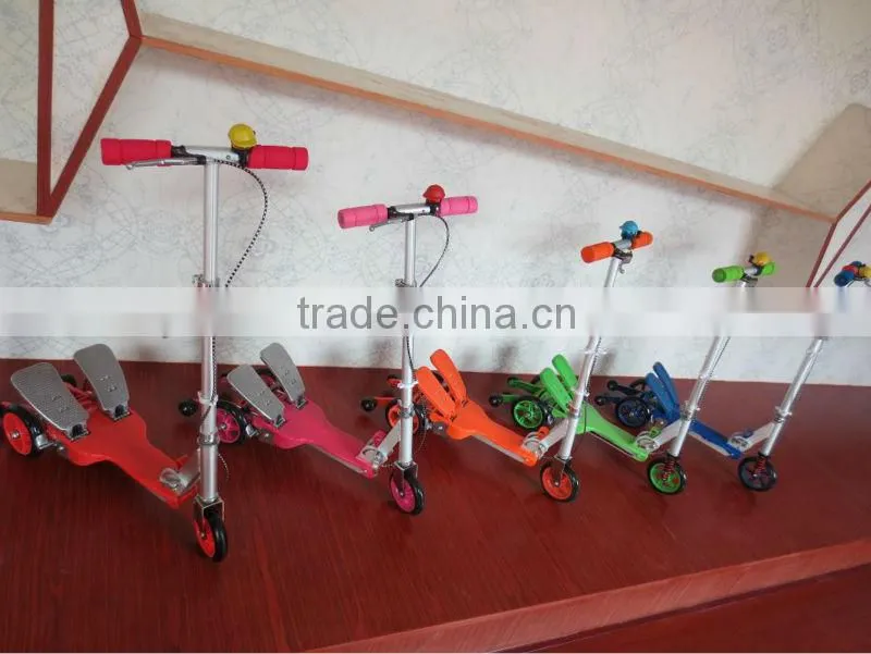 2013 hot selling high quality dual pedal kick scooter for sale