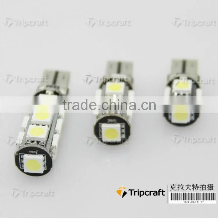 Hotsale T10 W5W 5SMD 5050 Car led strobe light led car accessory,auto light system