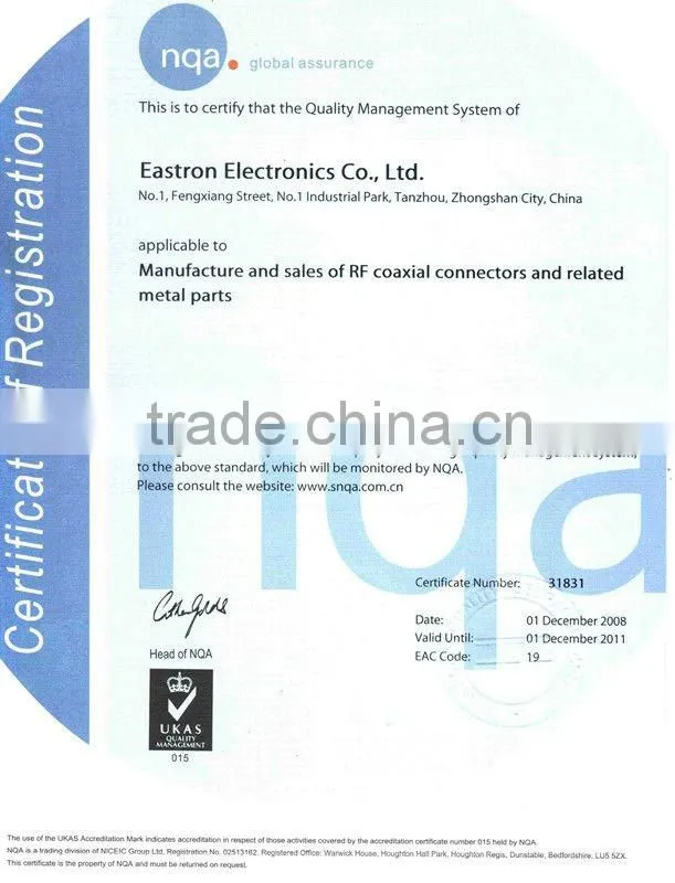 7901 N load N male High Quality connector terminal type N Plug cap dust cap 50 ohms load