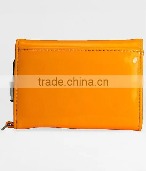 stylish pu/pvc foldover wallet for Iphone
