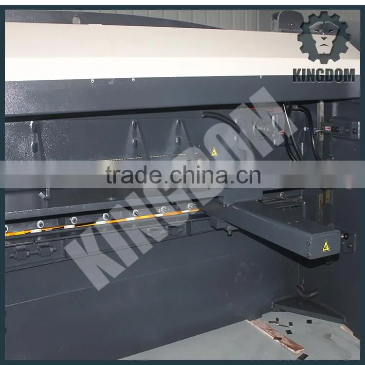 Kingdom QC12Y swing cnc hydraulic shearing machine