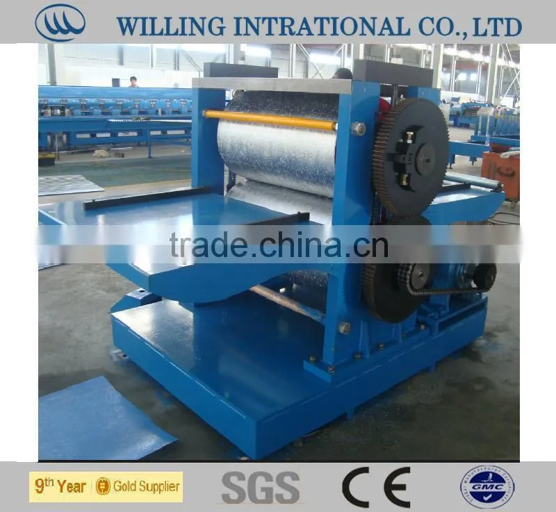 color sheet metal embossing/simple sheet metal embossing machine