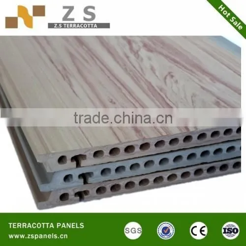 Terracotta panels, terracotta shutter, terracotta stick, terracotta louver for curtain wall decoration