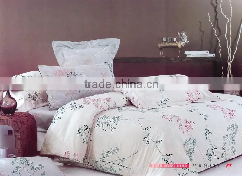 100% cotton luxury design bedding set,golden suplier for duvet cover set,100% clean color comforter set