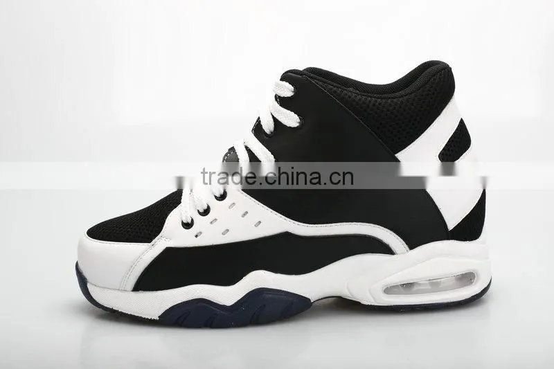 2016 newest fashion height increasing 10cm men basketball shoes