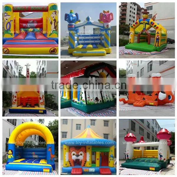 Hottest cheap inflatable jumping castle with slide