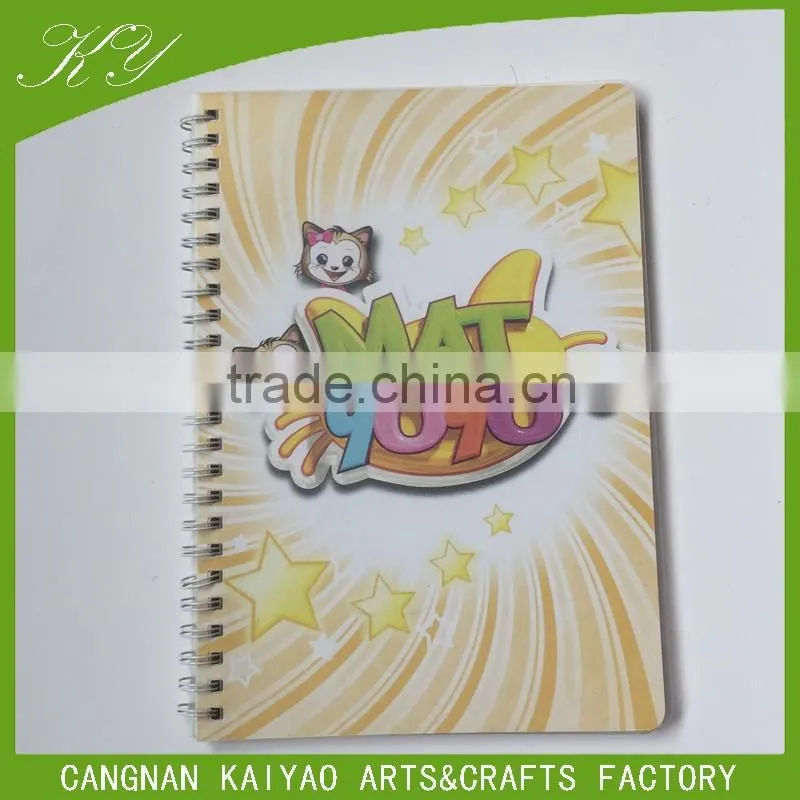 2016 new arrive pp cover notebook for promotion and gift