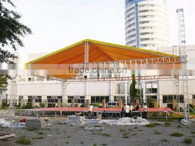 Lightweight 6082-T6/6061-T6 Aluminum Alloy pipe truss with strong loading capacity