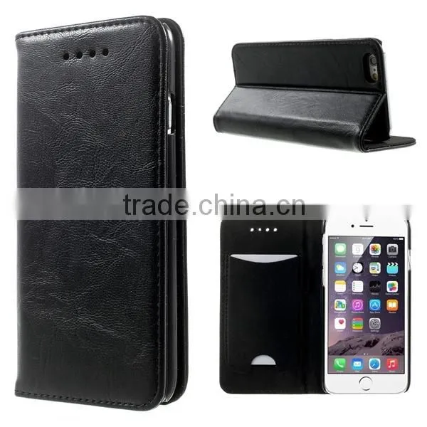 LEATHER CASE FOR IPHONE 6 NEW FASHION WALLET LEATHER PROTECT CASE STAND COVER FOR APPLE IPHONE 6