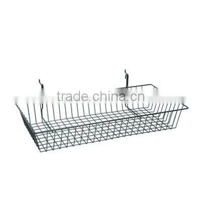Metal wire supermarket display basket&hanging basket