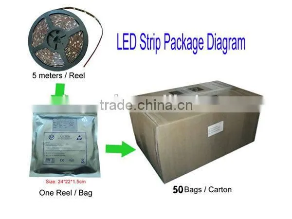Warm white single color 12v led strip light 2835 smd led strip led rope light