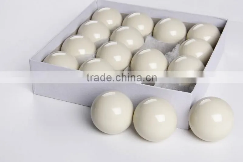 16 pcs black eight pool billiard cue ball 57.2mm (2-1/4").