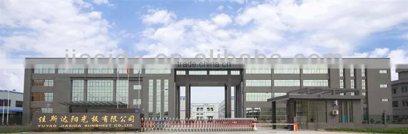 JIASIDA polycarbonate sun board,polycarbonate sun sheet,polycarbonate hollow sheet
