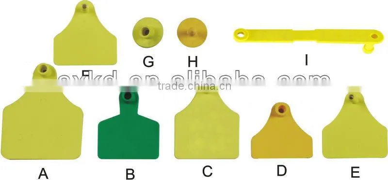 Factory price Animals Insured Ear tag with laser printing number