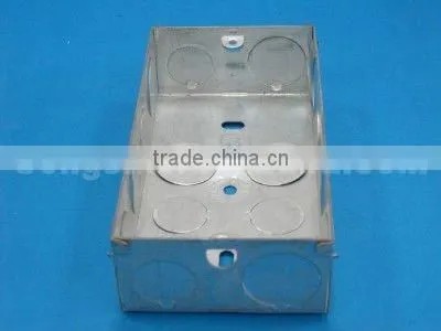 20mm 3X3 metal junction box