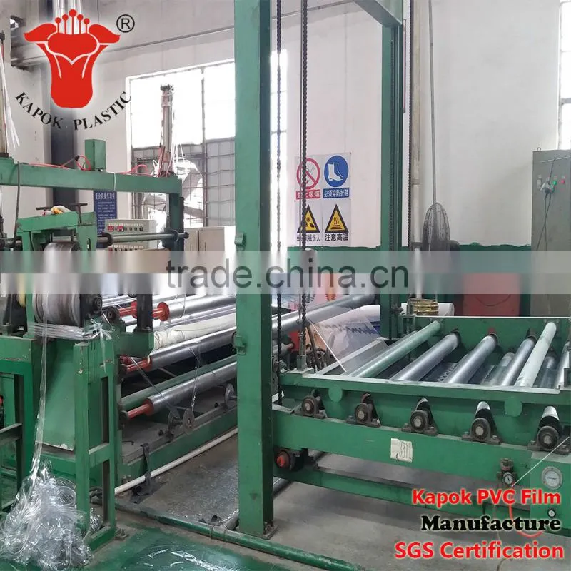 Super clear transparent soft pvc sheet for bag making