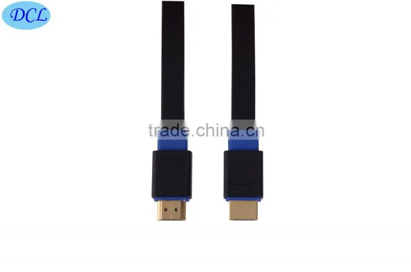 1M Double color HDMI cable with gold plated