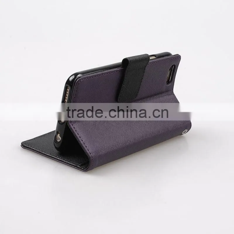 Mobile phone bag card holder case book wallet case for One Plus cases Kooso Korean Koo Book PU leather case for One Plus One