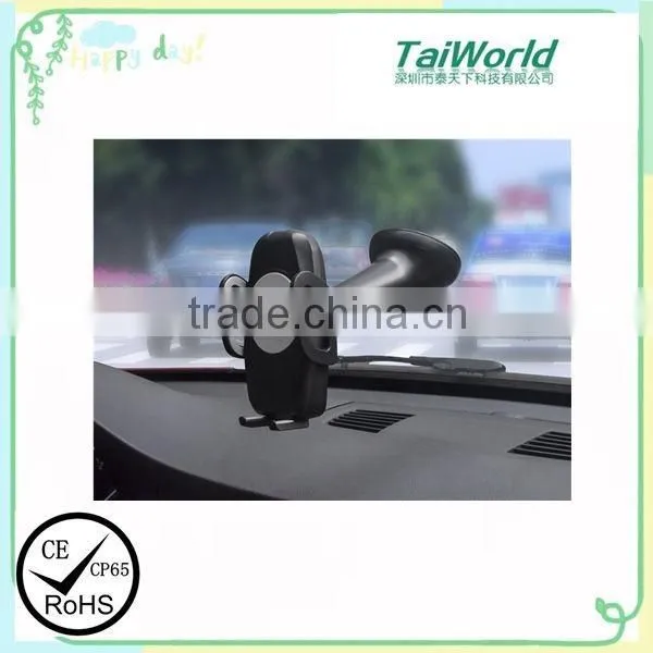 2016 Universal QI Wireless Car Charger Holder For Smartphones With Adjustable Mount And Suction Cup