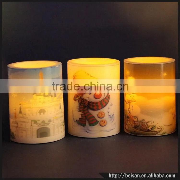 Wholesale Christmas tree shap candle,christmas led light,Christmas Candle for sale