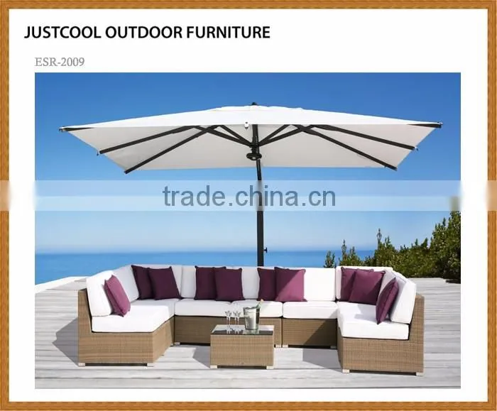 Elegant rattan wicker restaurant outdoor furniture