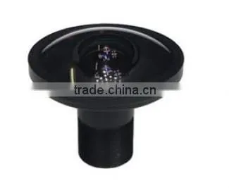 1/2 sensor image 8MP 1.58mm F3.0 fixed iris m12 wide angle Fisheye lens for ip camera