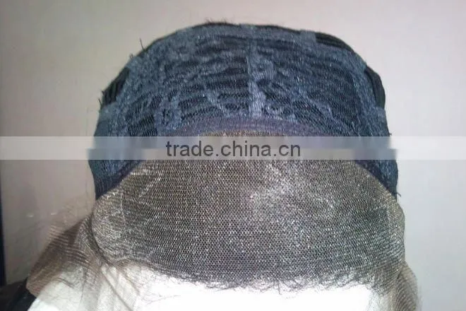 Hand tied Brown synthetic short Lace front wig, front lace wig